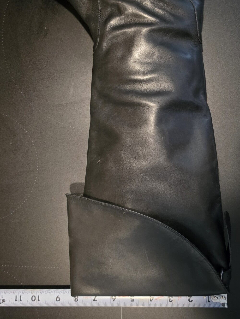 Coach "Cheyenne" Black Leather Riding Boots (Style Q1224 / F0055/F11, Size10B) - Picture 9 of 15